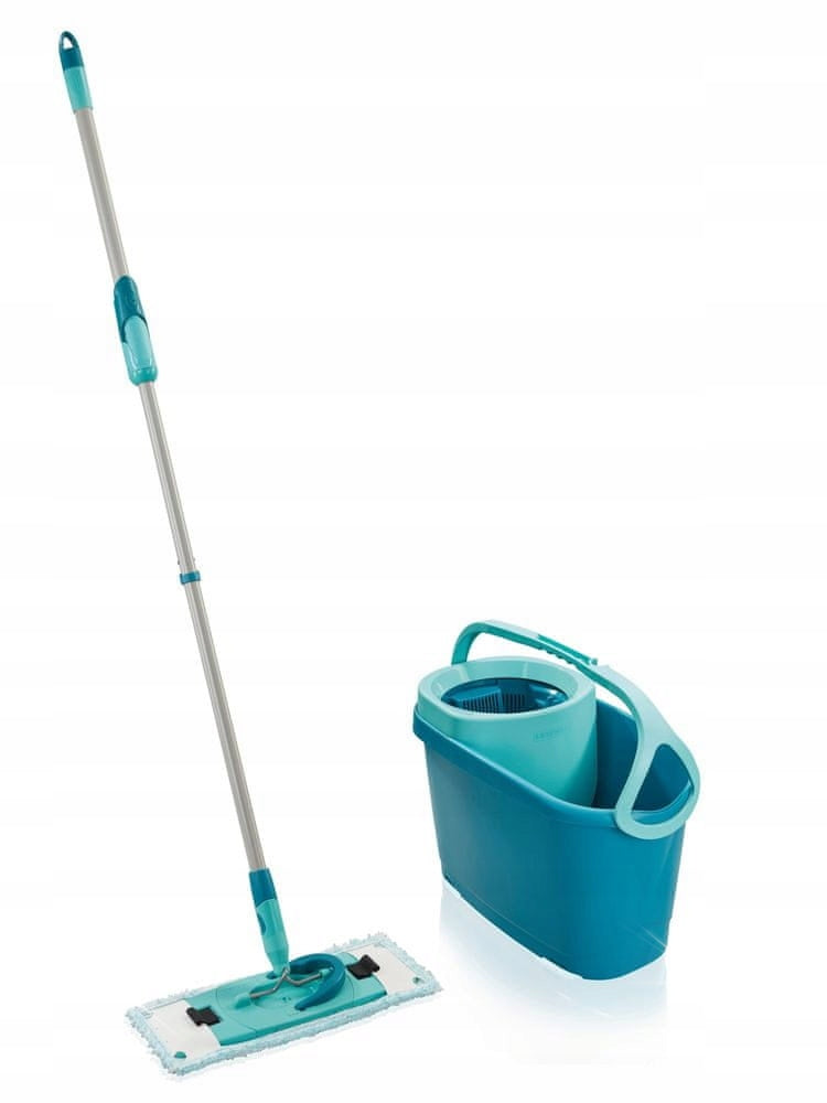 ROTARY FLAT MOP WITH BUCKET SQUEEZER 6L LEIFHEIT TWIST ERGO 33 CM