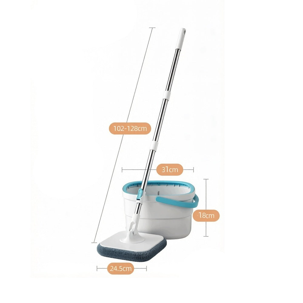 ROTARY MOP 2.7L WATER SEPARATION CLEAN DIRTY 4 PADS MICROFIBER Brand no brand