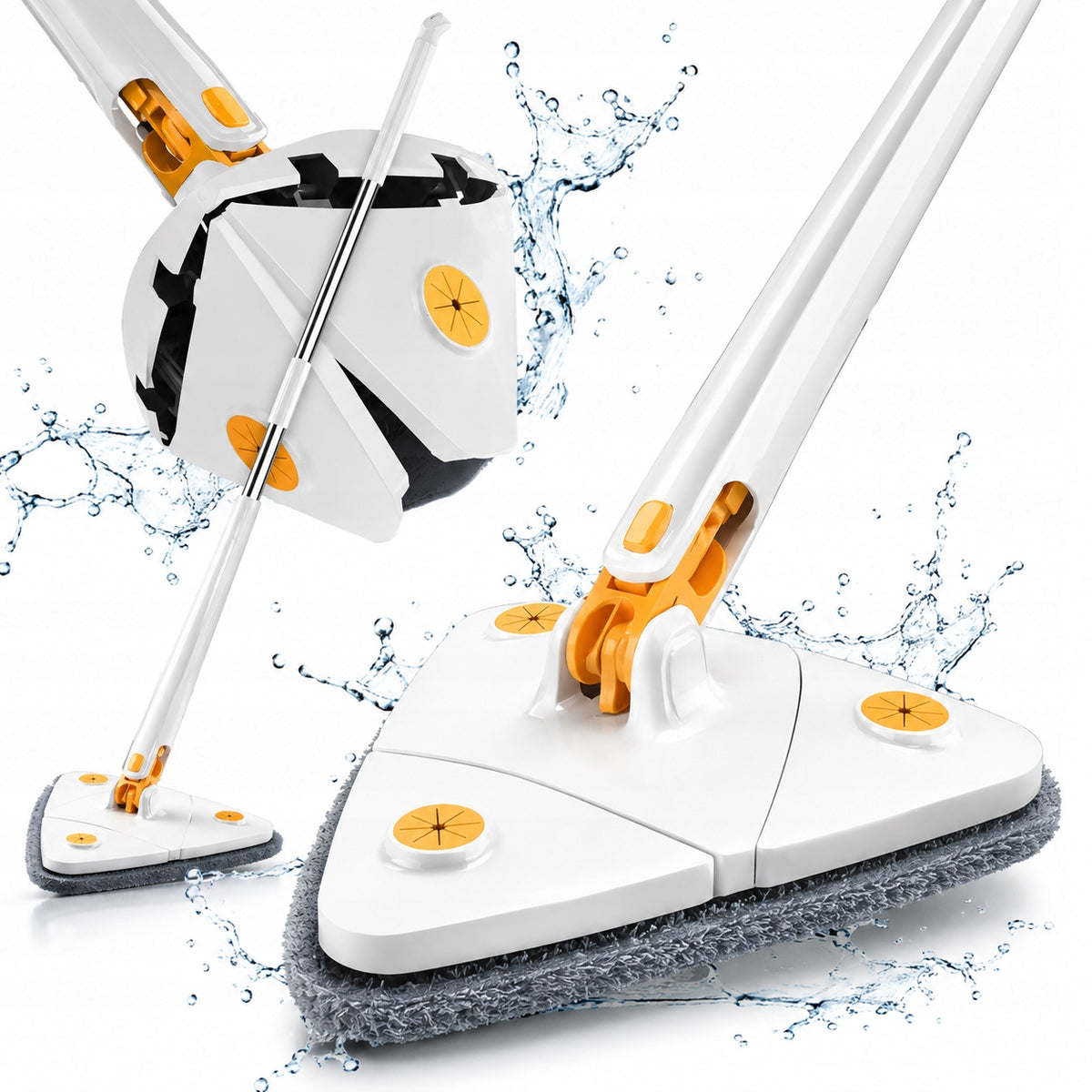 ROTARY MOP 360° AUTOMATIC TELESCOPIC TRIANGULAR PULL-OUT EXTRUSION