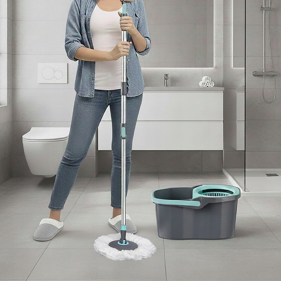 ROTARY MOP 360 WITH BUCKET MICROFIBER INSERT TELESCOPIC POLE ROTARY Packaging status original