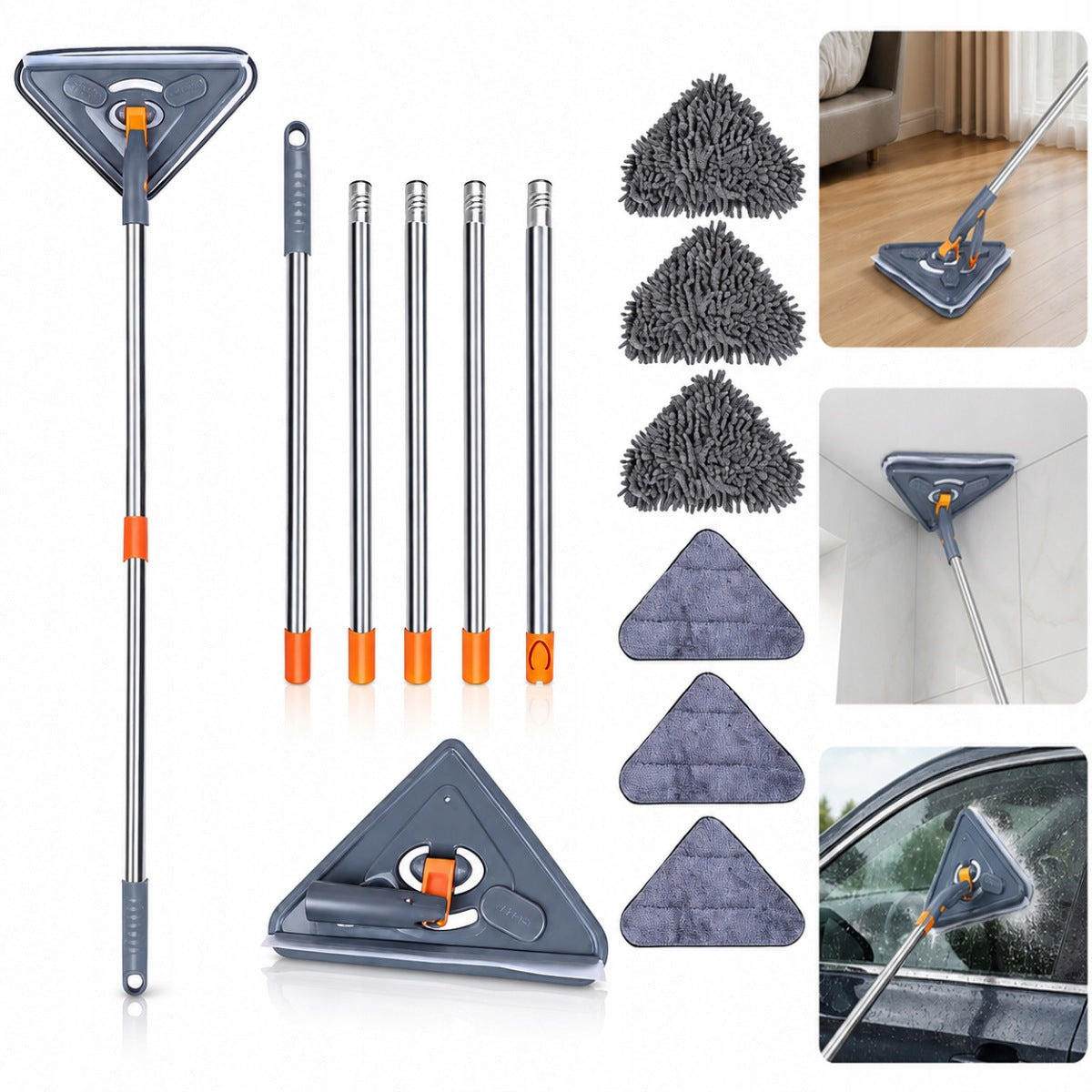 ROTARY MOP BRUSH FOR CLEANING LAUNDRY
