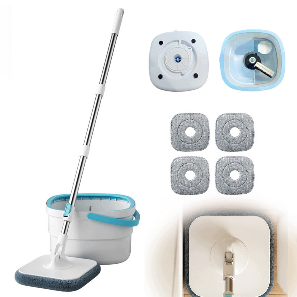 ROTARY MOP SEPARATION CLEAN DIRTY 4 PADS MICROFIBER