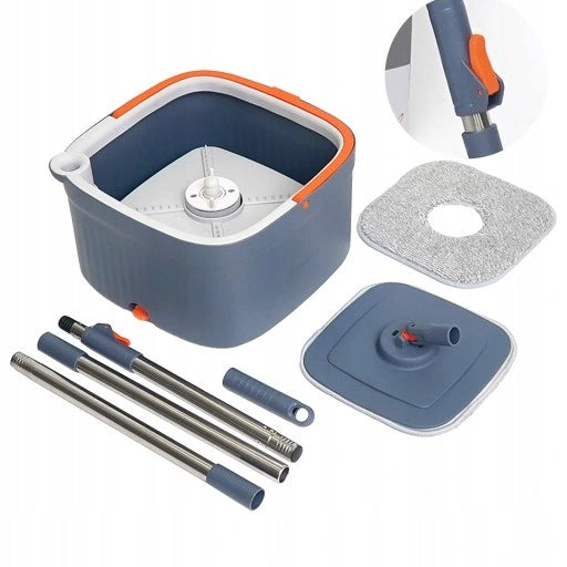 ROTARY MOP WITH BUCKET TWO-CHAMBER STEP ALL CLEAN 360 TURBO FLOOR OB