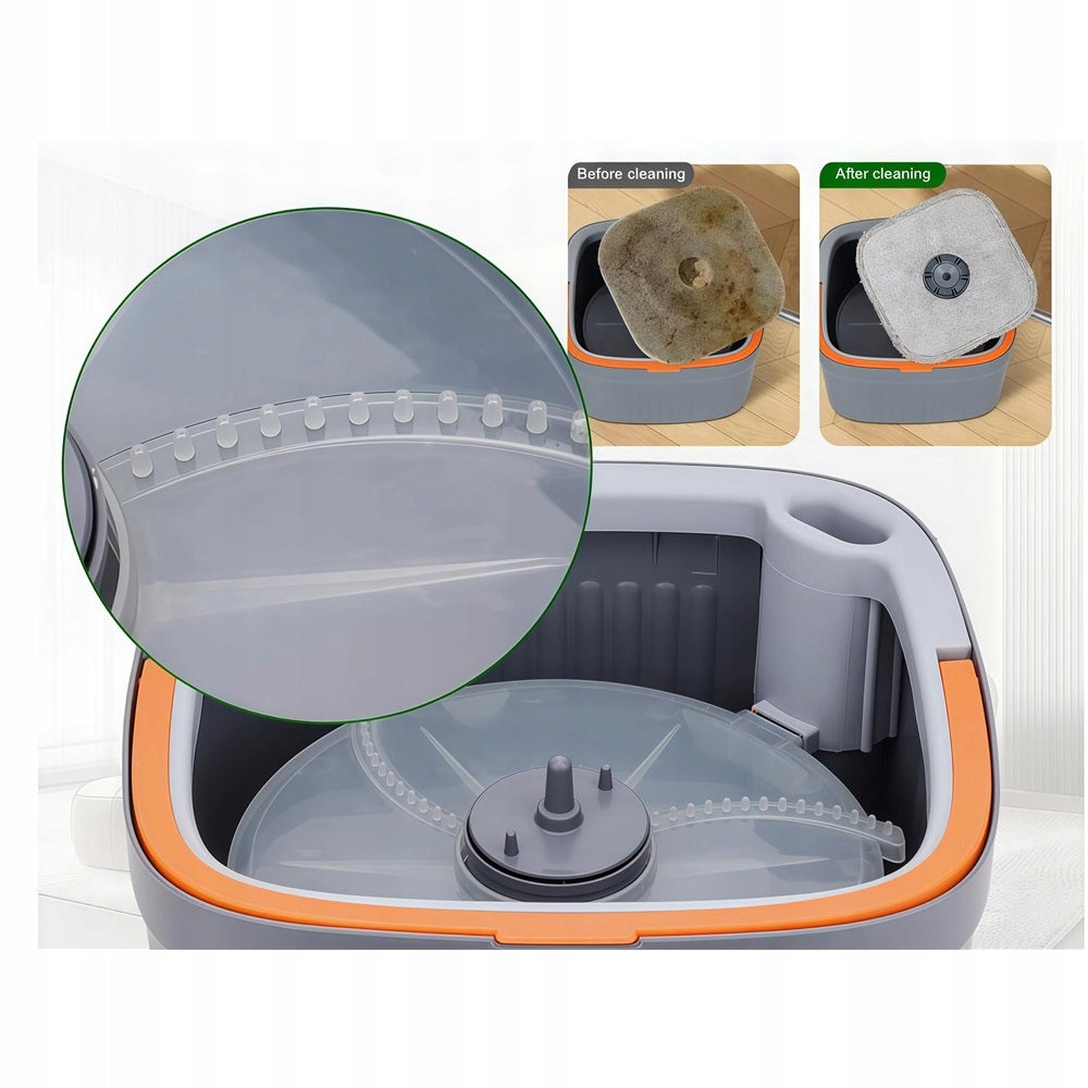 ROTARY MOP WITH SELF-PRESSING SEPARATION OF DIRTY WATER CLEAN WATER Brand no brand