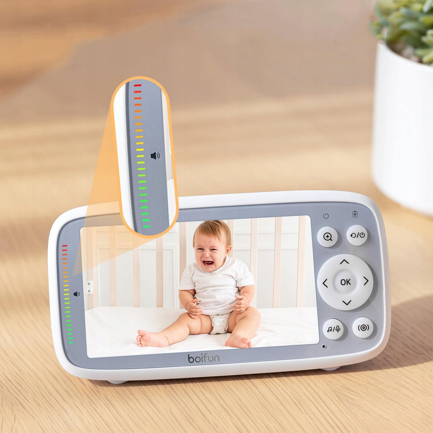 ROTATING BABY MONITOR CAMERAS FULL HD 4" LCD 3X ELECTRONIC ZOOM Packaging status original