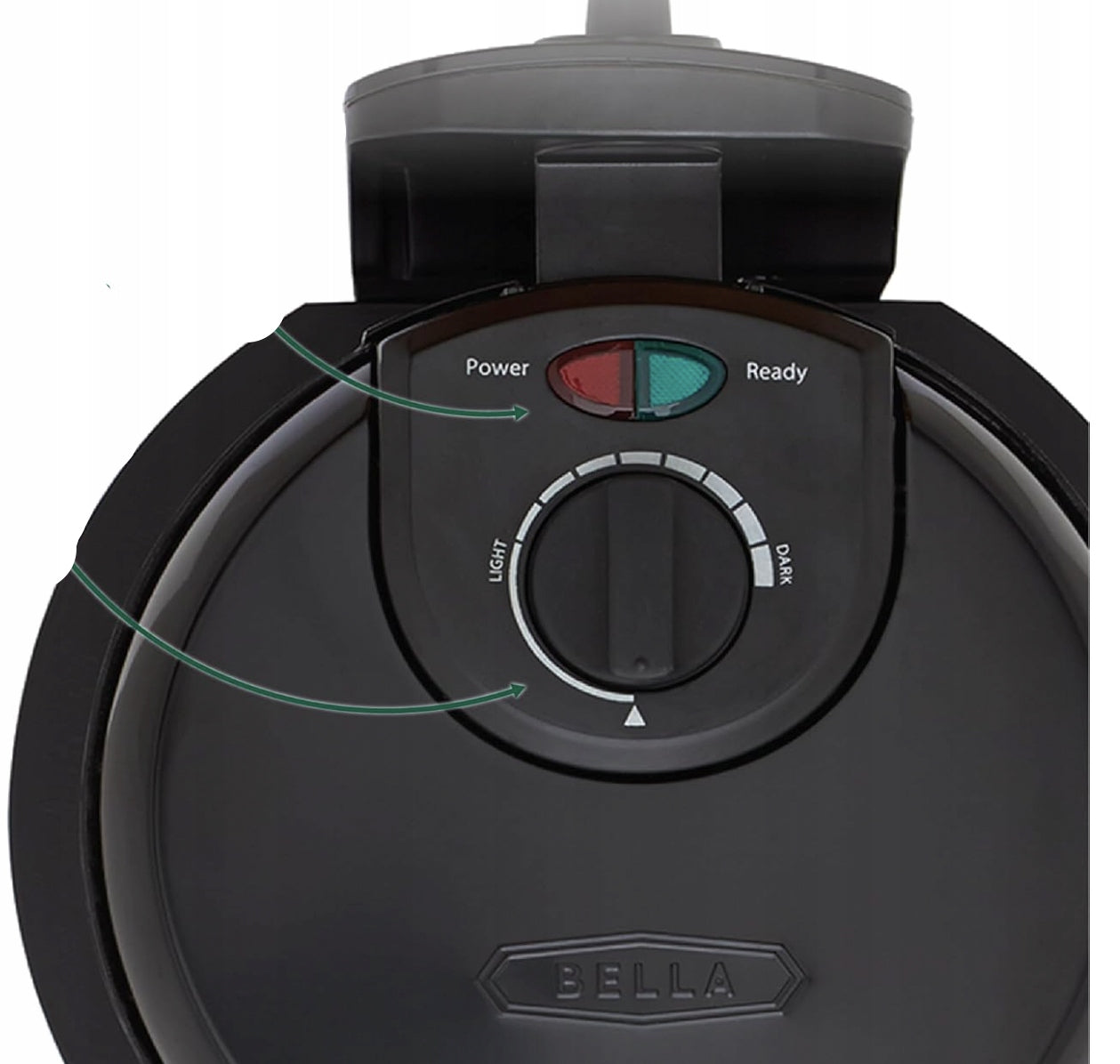 ROTATING WAFFLE MAKER BELGIUM WAFFLES 4 WAFFLES PROFESSIONAL REGULATION Power rating 1100 W