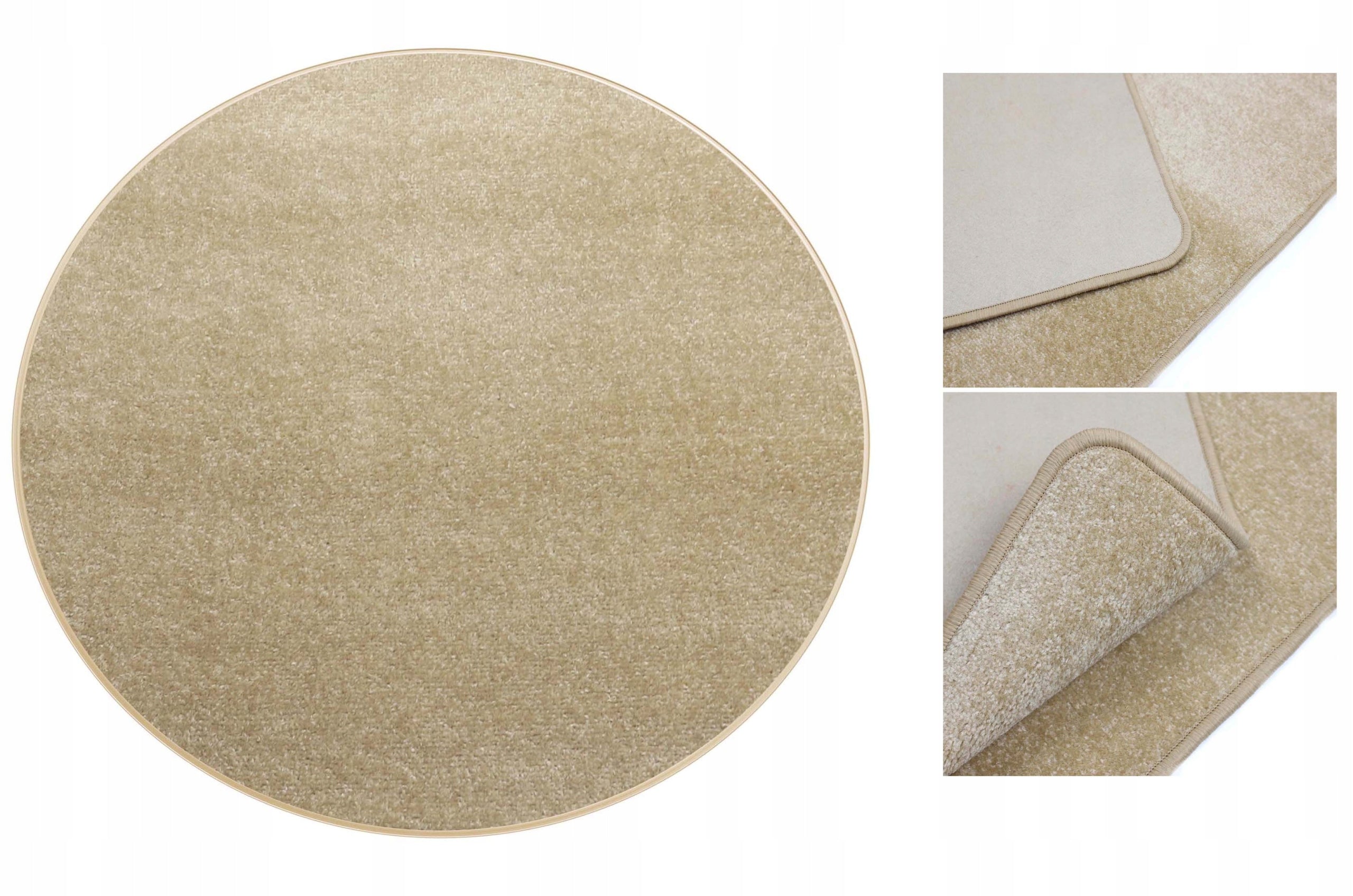 ROUND CARPET DIAMOND BEIGE CIRCLE 200X200 cm