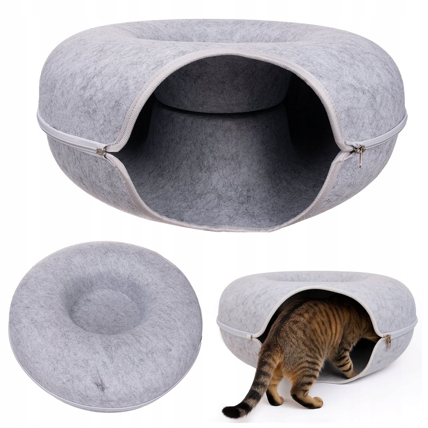 ROUND CAT BED - DONUT
