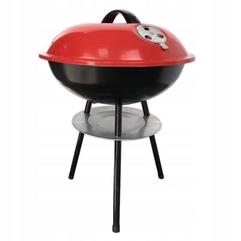 ROUND CLOSED GARDEN CHARCOAL GRILL WITH LID AND ASHTRAY SOLID EAN (GTIN) 5906186713947