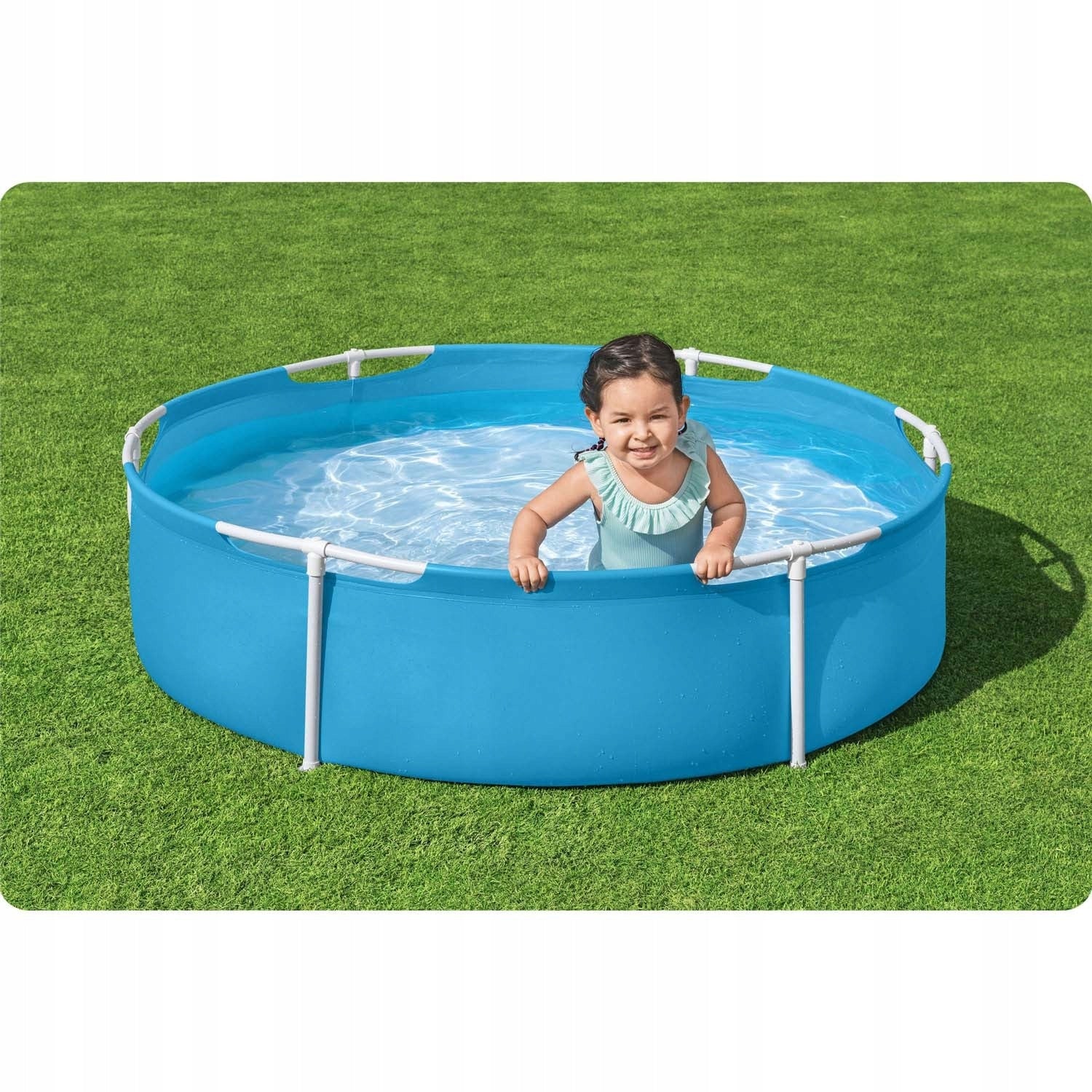 ROUND FRAME POOL FOR CHILDREN PADDLING POOL SMALL GARDEN FOR BATHING WATER Kid's age 3＋ years