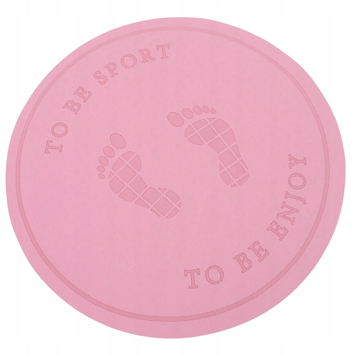 ROUND SKIPPING MAT GYM MATS CUSHION CHILD FITNESS Color pink