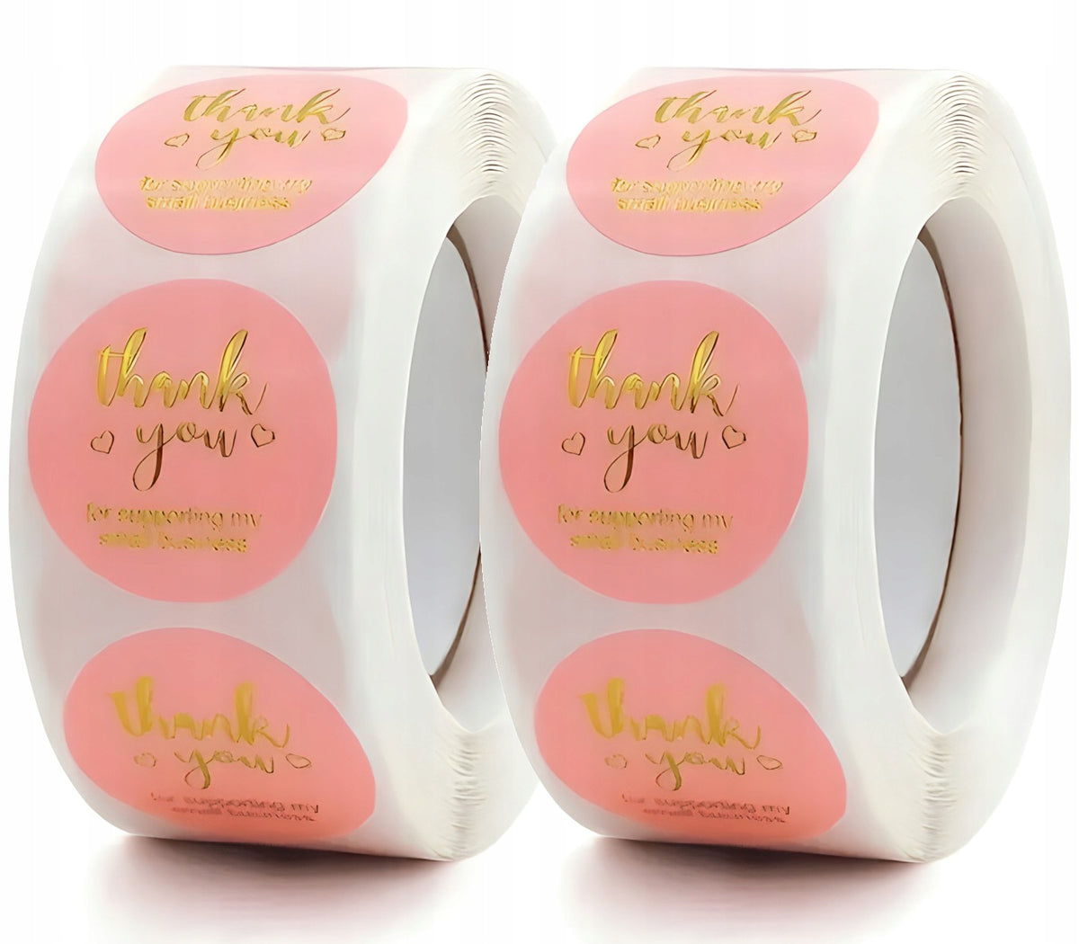 ROUND STICKERS THANK YOU DECORATIVE LABELS FOR ORDERS Gift 1000PCS