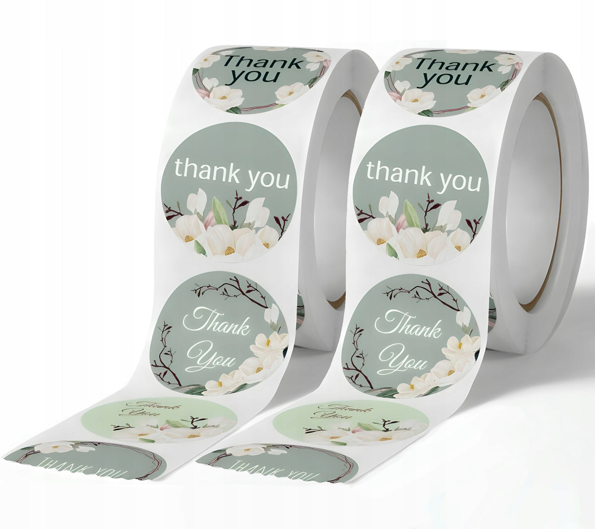 ROUND STICKERS THANK YOU DECORATIVE LABELS FOR ORDERS Gift 1000PCS