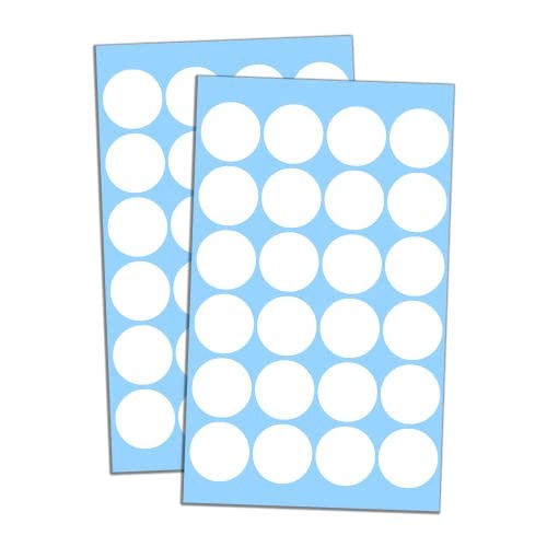 ROUND STICKERS WHITE SELF-ADHESIVE FOR LABELLING 25 MM 1200 PCS. Manufacturer code SWC5908201097070