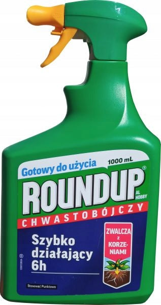 ROUNDUP ANTI-WEED RTU 1L TOTAL ULTRA FOR WEEDS GRASS CUBE SIDEWALKS MOSS Manufacturer code 125098