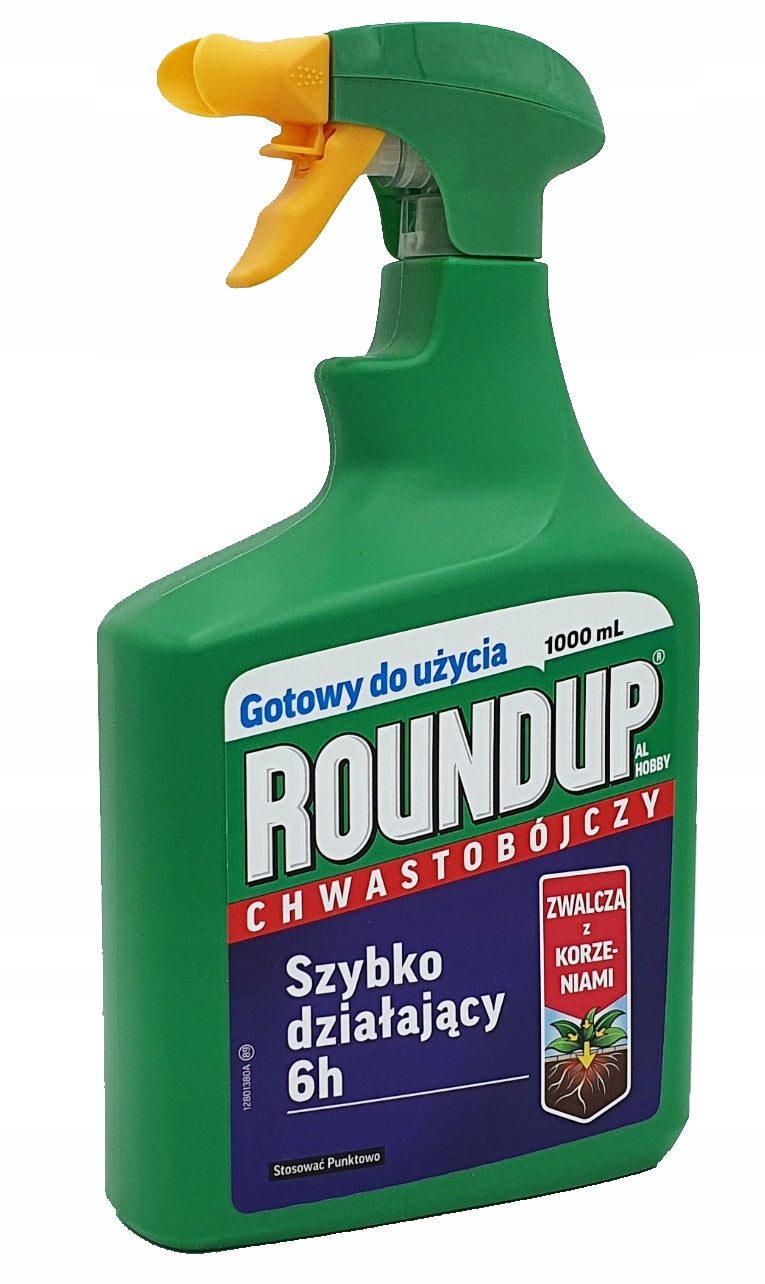 ROUNDUP ANTI-WEED RTU 1L TOTAL ULTRA FOR WEEDS GRASS CUBE SIDEWALKS MOSS Volume 1 l
