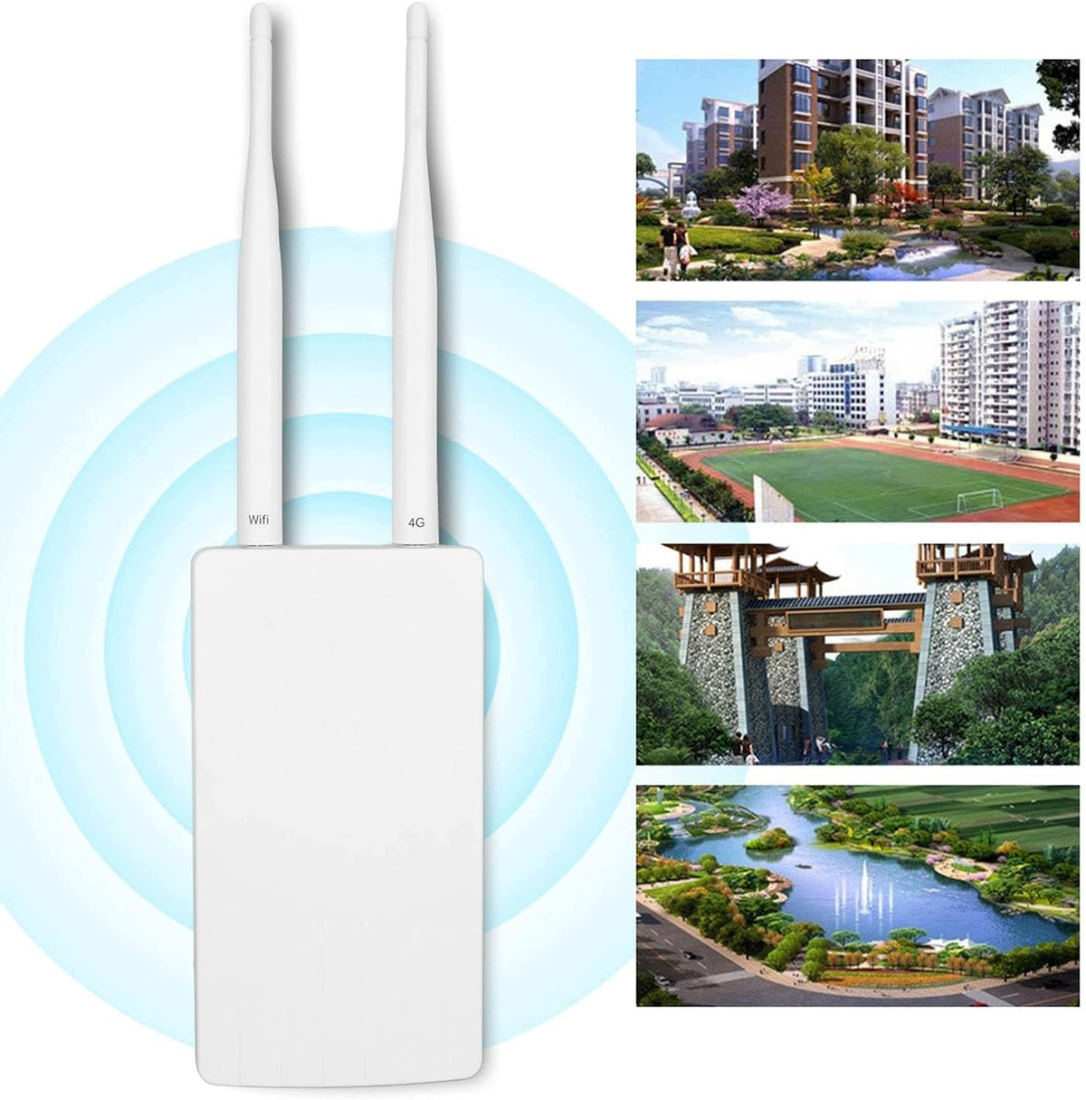 ROUTER 4G LTE CPE WI-FI TWO EXTERNAL ANTENNAS 150 MB/S 10 DEVICES Model Router 4G LTE CPE, Router Wi-Fi 4G z Dwiema Antena