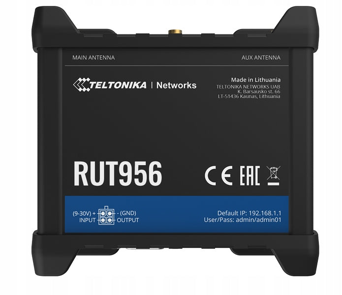 ROUTER LTE 4G TELTONIKA RUT955 RUT956 Dual SIM, 3xWAN (FAILOVER), GPS, RS