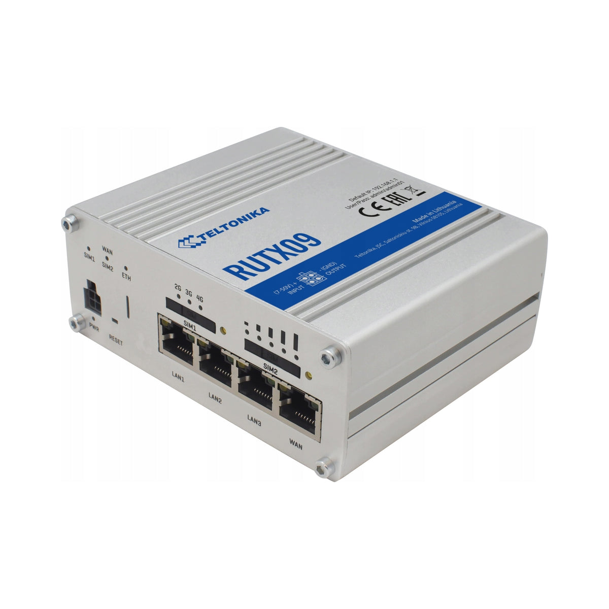 ROUTER, MODEM 4G LTE CAT. 6 RUTX09 Dual SIM Teltonika