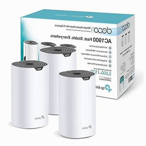 ROUTER WIFI MESH TP LINK DECO AC1900MB/S SET OF 3 PCS FOR HOME GIFT