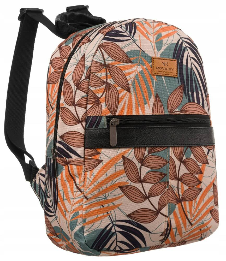 ROVICKY women's zip backpack small colorful for youth city school