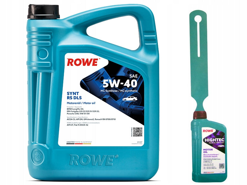 ROWE GERMAN ENGINE OIL HIGHTEC SYNT RS DLS SAE 5W40 5 LITERS