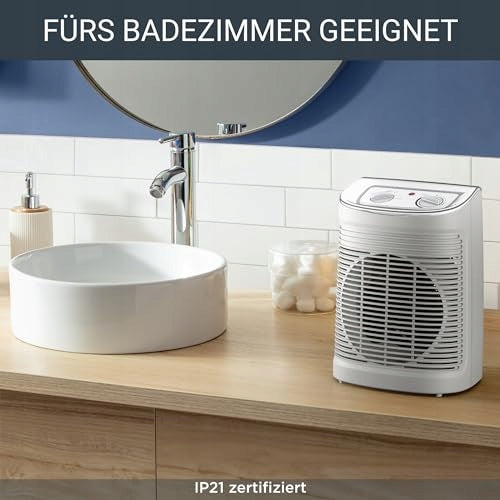 ROWENTA Instant Comfort Aqua Electric Heater 1200-2400W Quiet Adjustable Heating power 2400 W