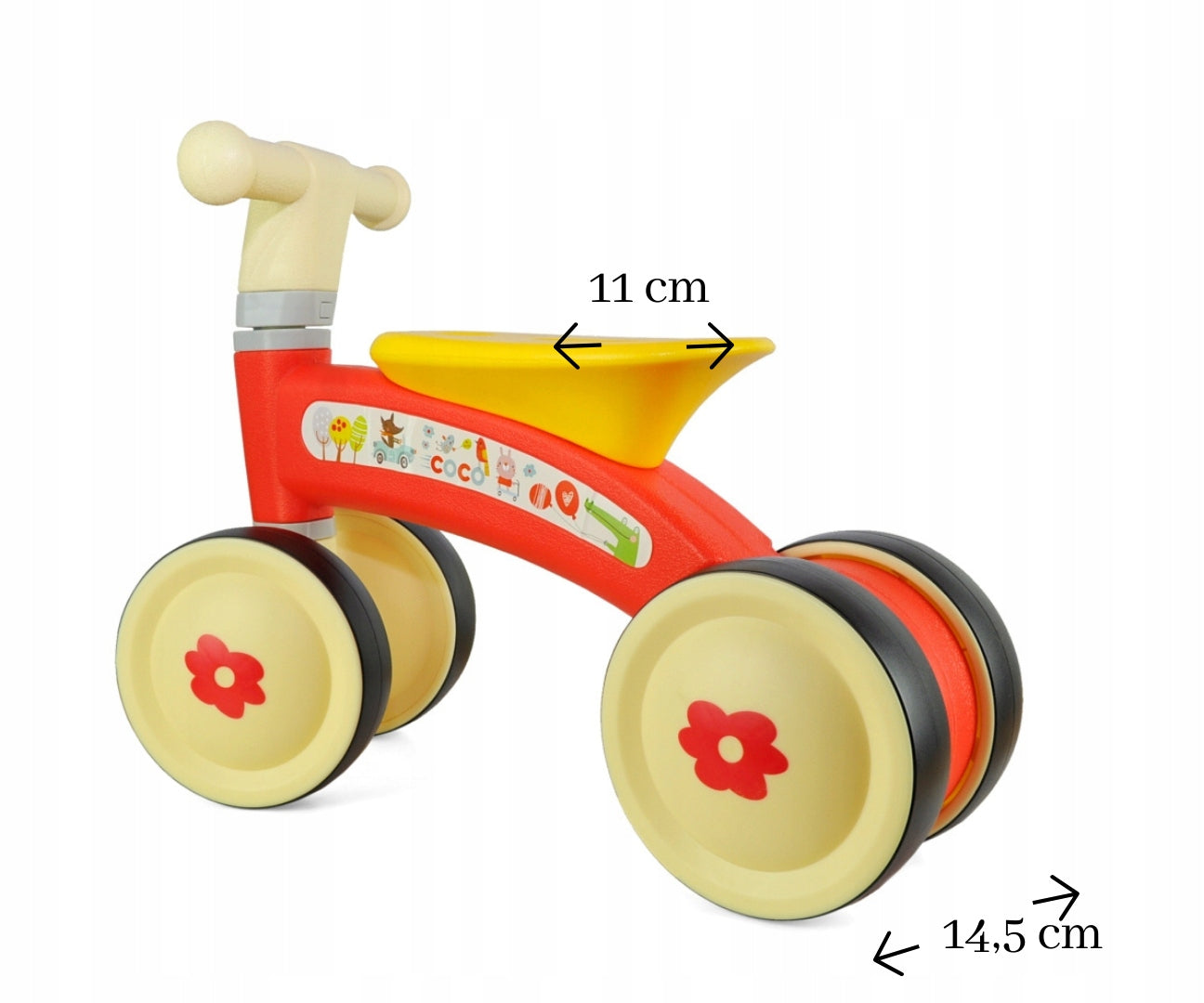 Laufrad Milly Mally, rot 