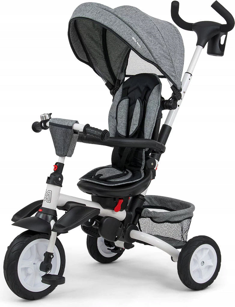 Dreirad Milly Mally Stanley 6in1, grau 