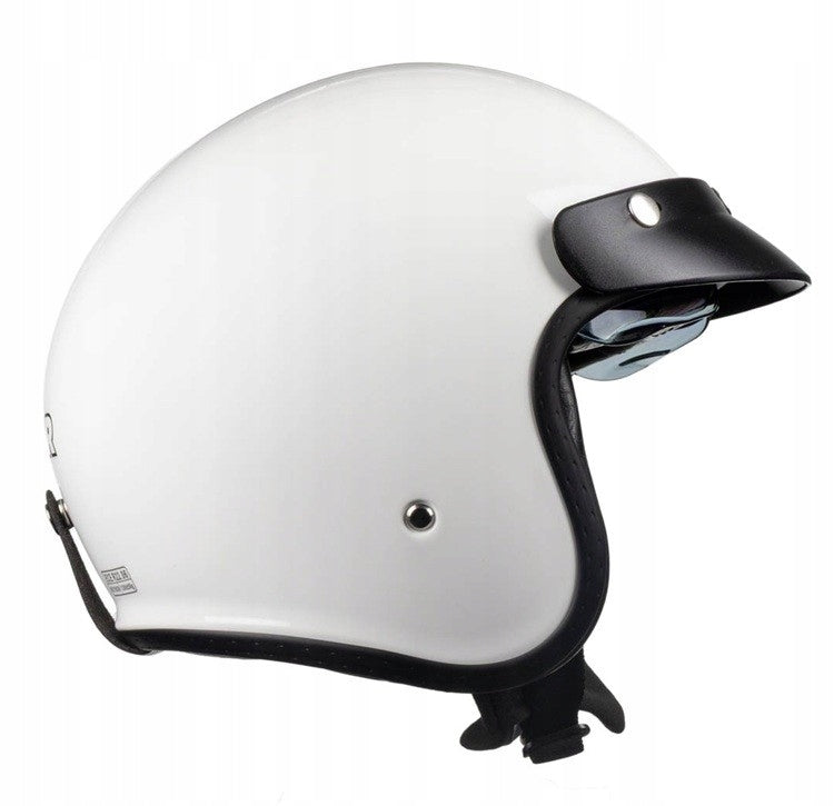 ROXAR CLASSIC Z-Line white bobber chopper drag cafe racer L helmet Size L