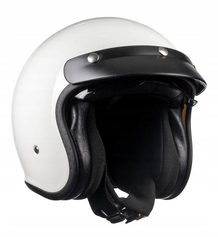 ROXAR CLASSIC Z-Line white bobber chopper drag cafe racer L helmet