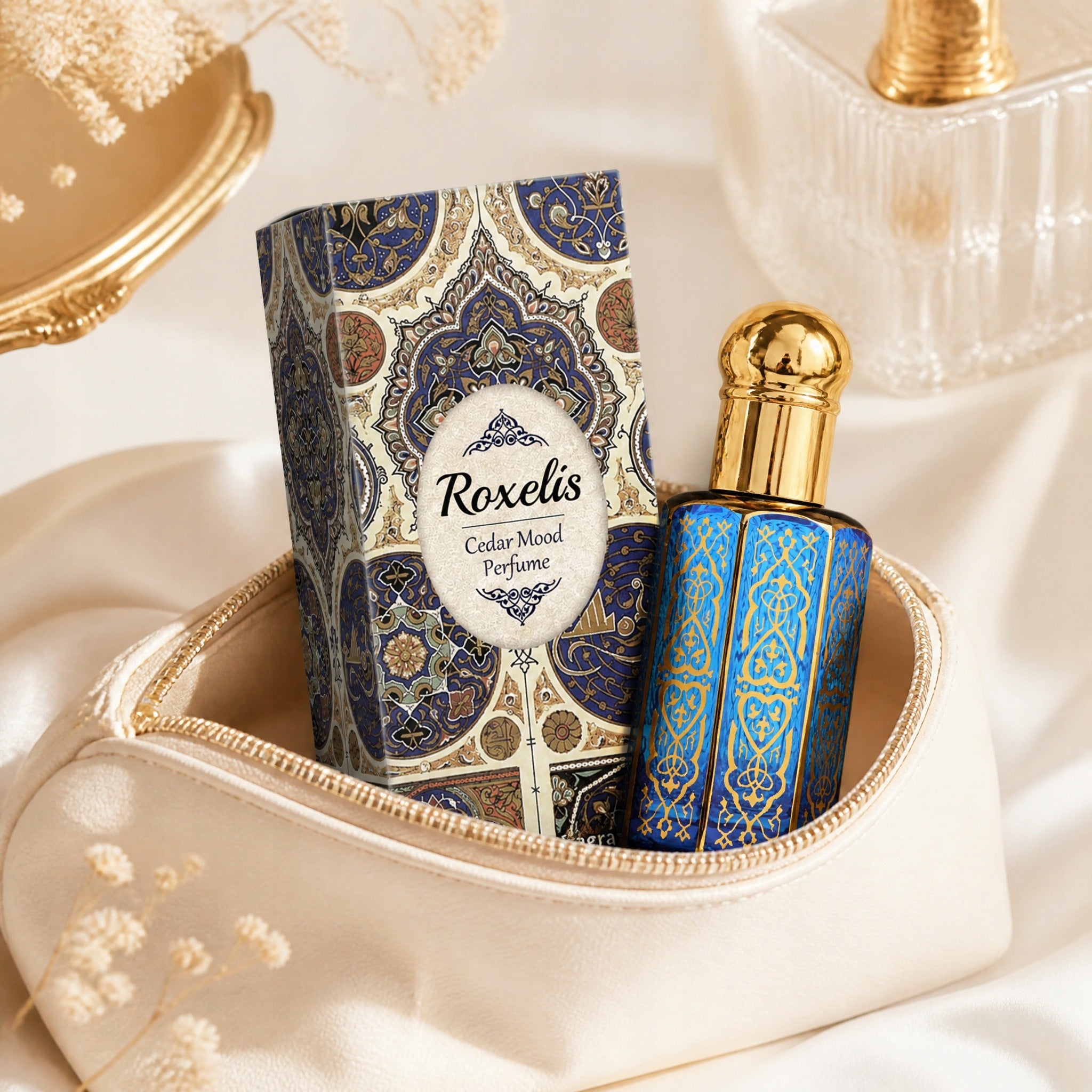ROXELIS Cedar Mood arabski olejek perfumowany cedr unisex 12ml Packaging status original