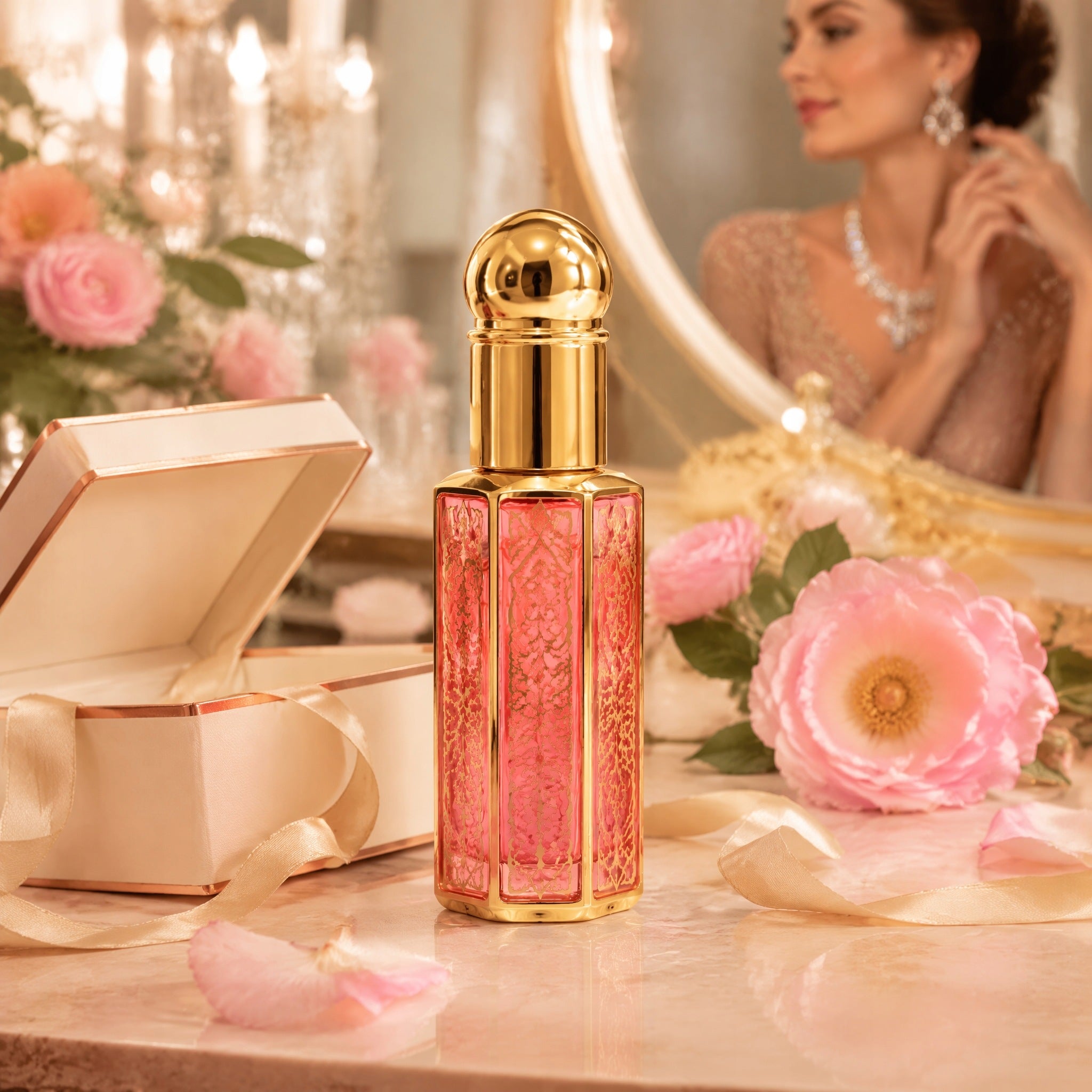 ROXELIS Rose Mood perfumy olejek arabski damskie róża 12ml Brand Roxelis