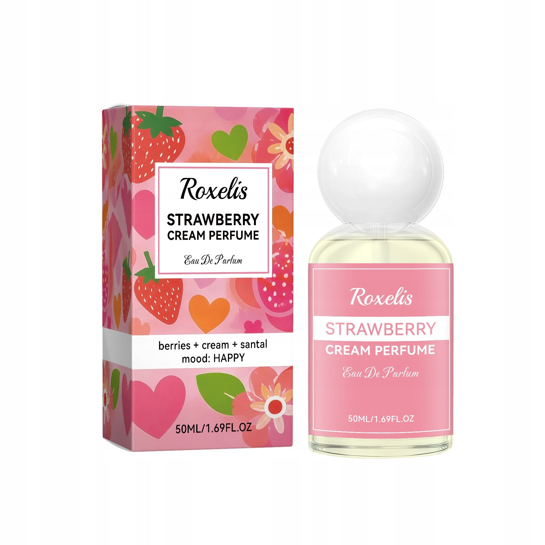 ROXELIS Strawberry Cream woda perfumowana EDP słodkie damskie 50ml