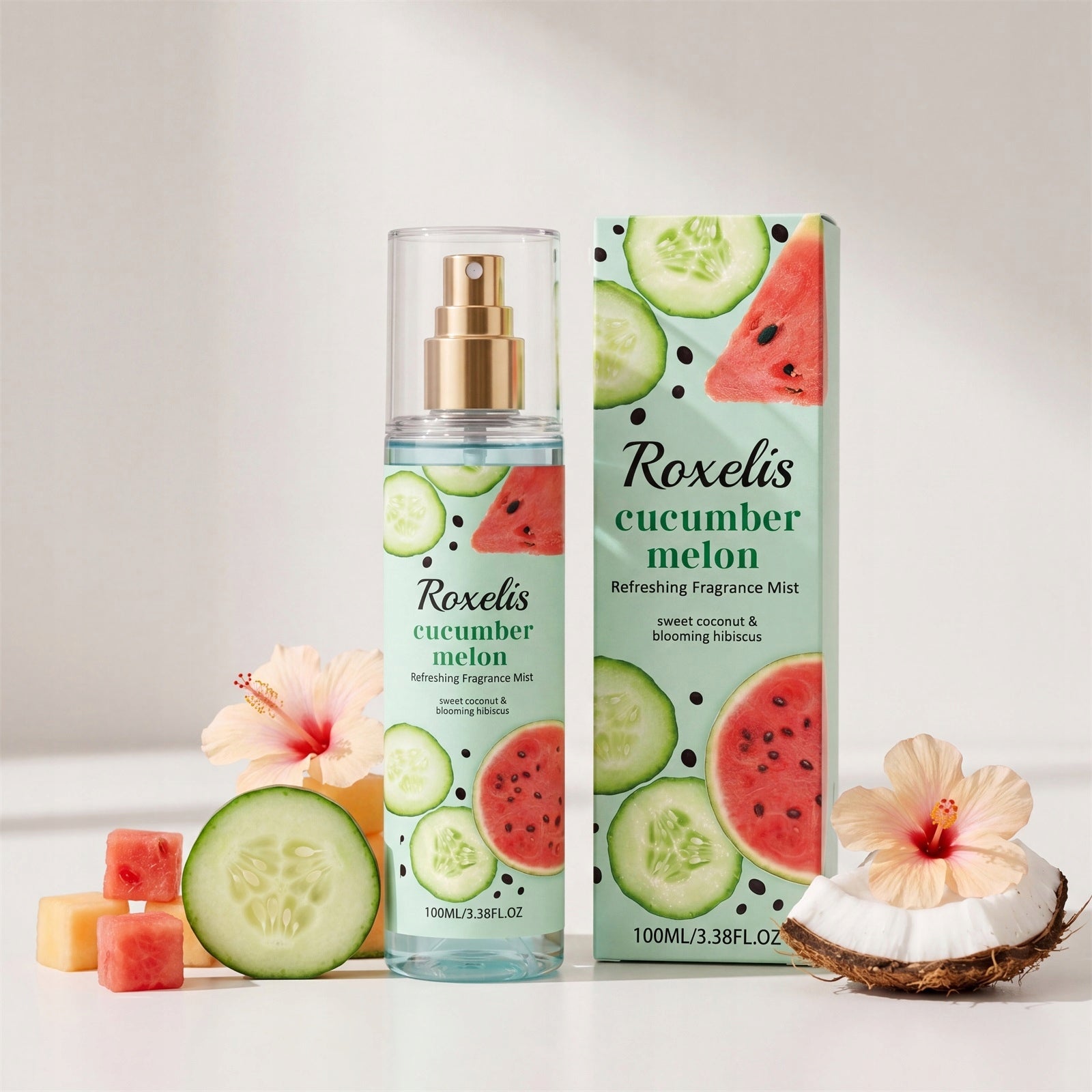 ROXELIS Watermelon Melon perfumy spray owocowe damskie świeże 100ml Packaging volume 100 ml