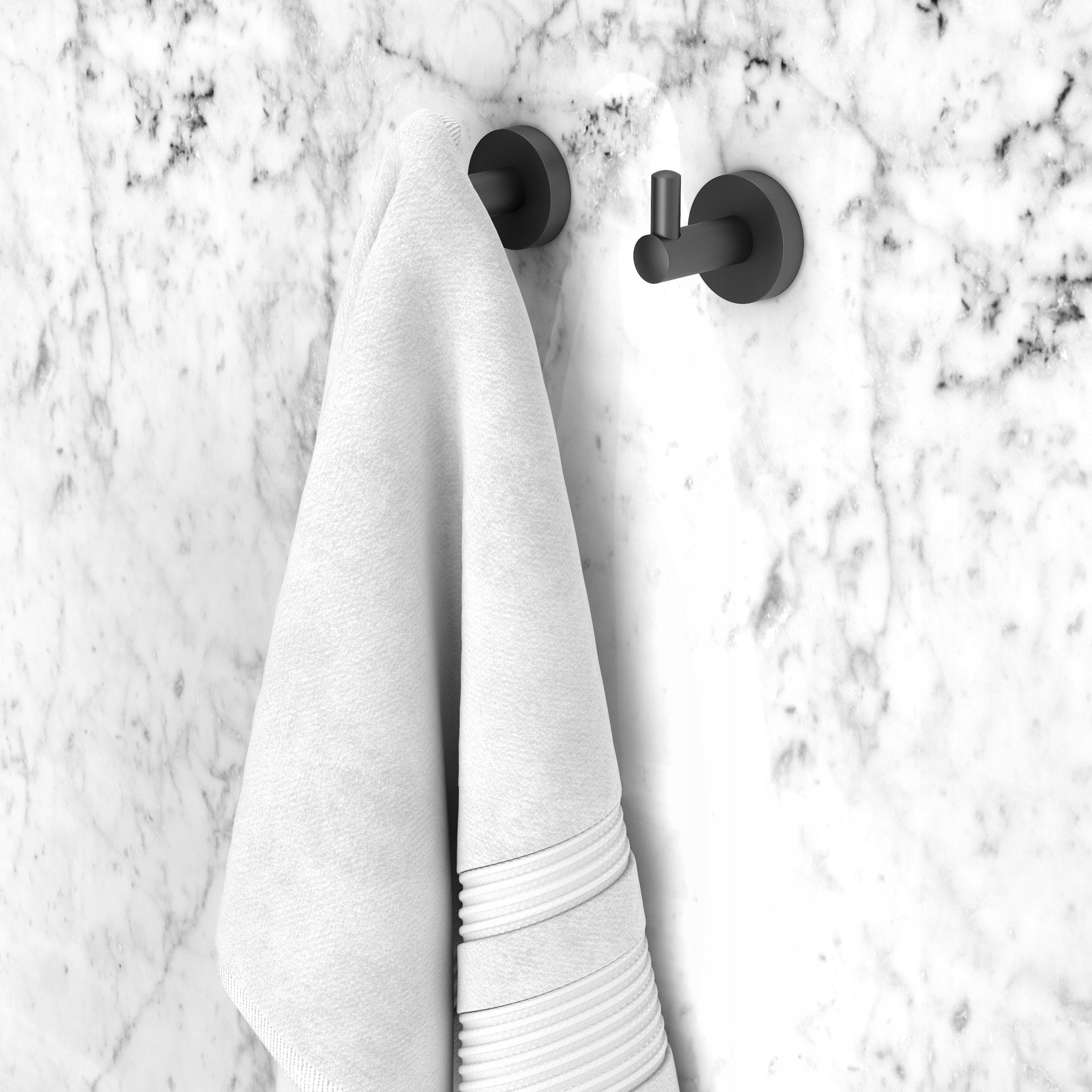 ROY BLACK POINT HOLDER FOR TOWEL HANGER Brand Granitan