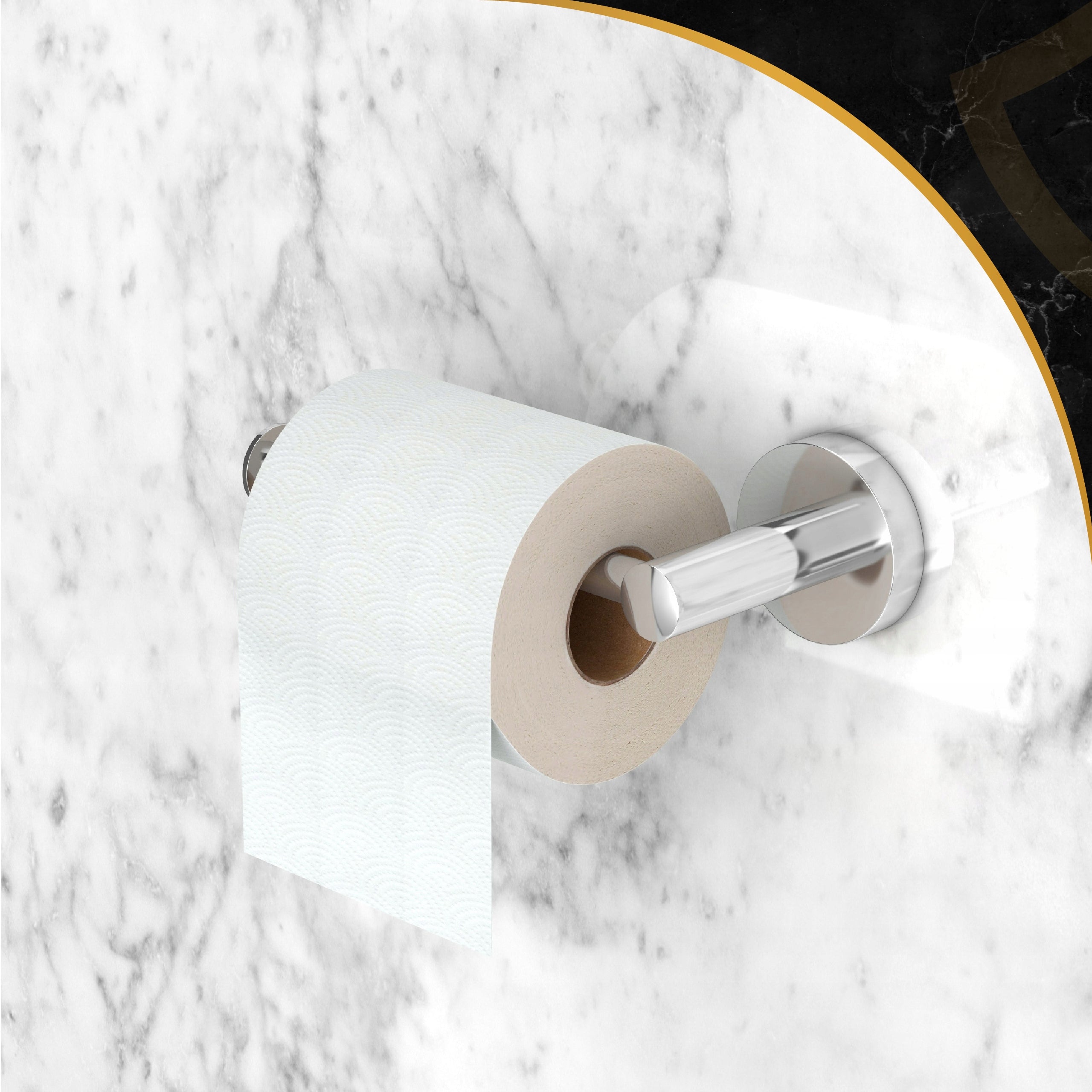 ROY CHROME WALL TOILET PAPER HOLDER FOR BATHROOM ELEGANT Manufacturer code ROY UCHWYT NA PAPIER CHROM