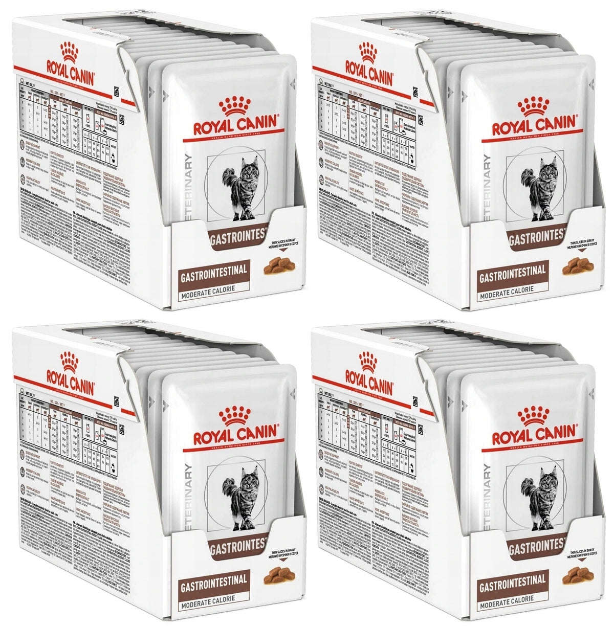 ROYAL CANIN GASTROINTESTINAL MODERATE CALORIE 4 X 12 X 85 G