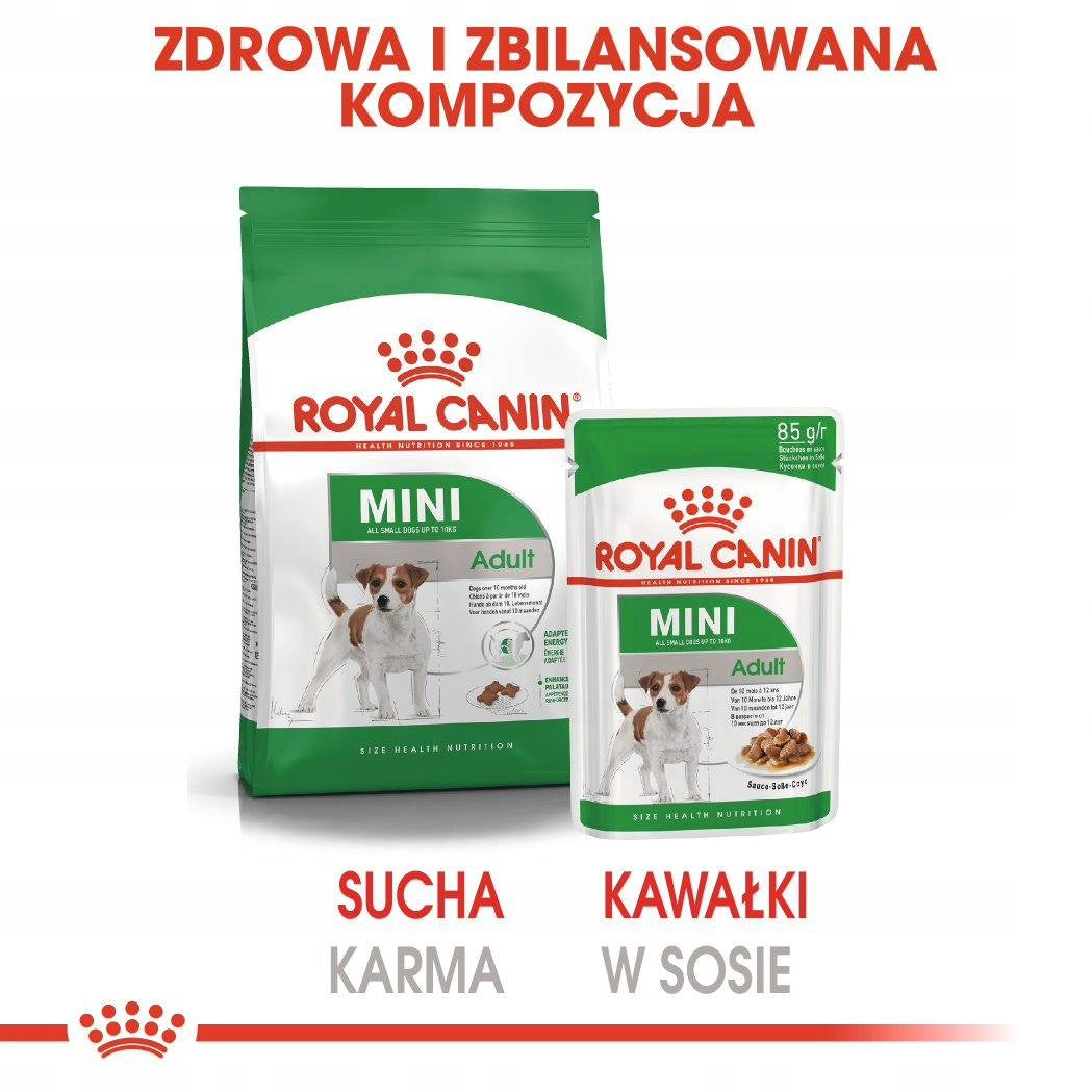 ROYAL CANIN MINI ADULT 48x85G WET DOG FOOD Manufacturer code 9003579008263