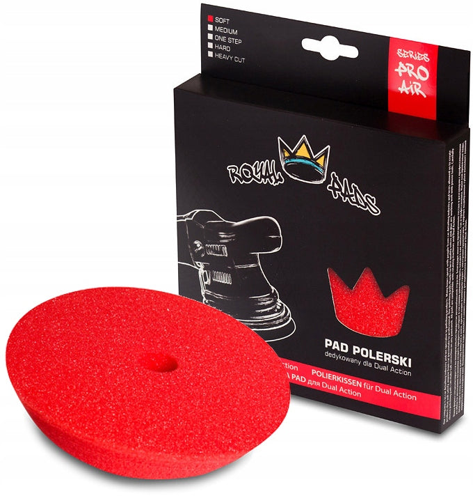 ROYAL PADS AIR SOFT soft polishing pad DA 130/145mm RED