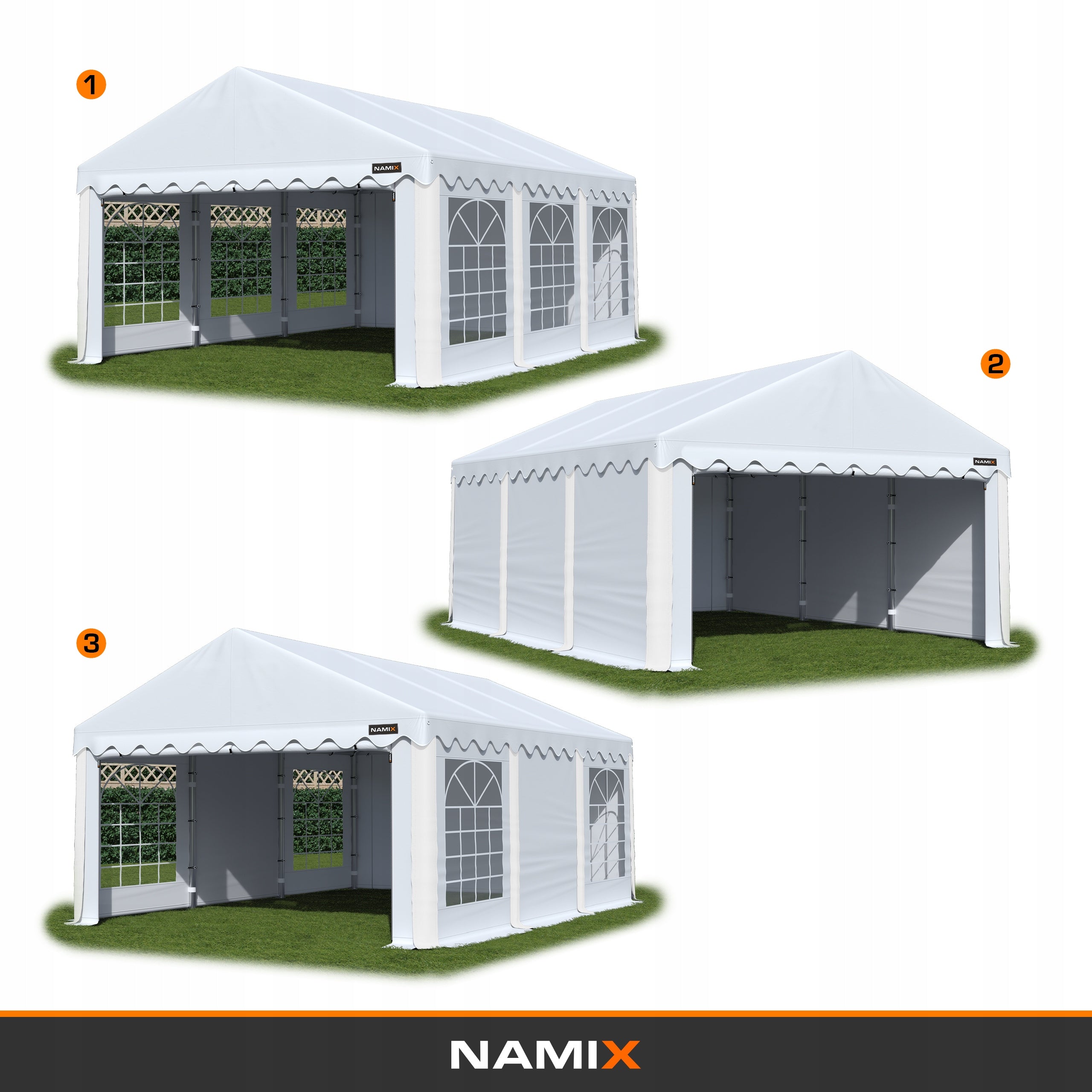 ROYAL TENT 6x6 Party Garden VARIOUS COLORS Width 6 m