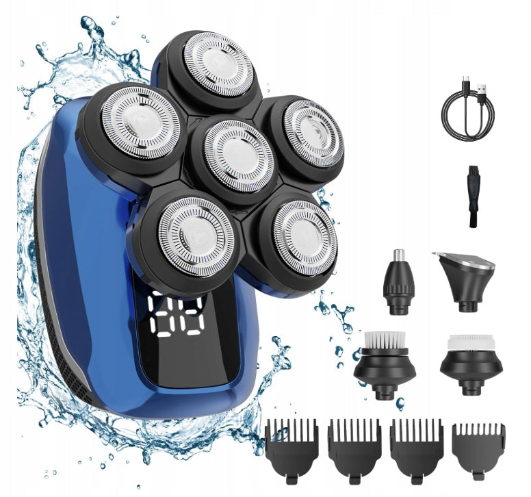 RQ7800 Head Shaver – Smart, Waterproof, Digital Display
