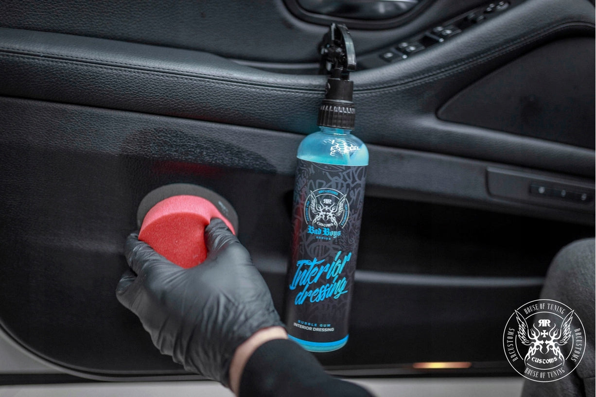 RR CUSTOMS RRC BAD BOYS INTERIOR DRESSING BUBBLE GUM DARKENS PLASTICS Manufacturer RRCustoms