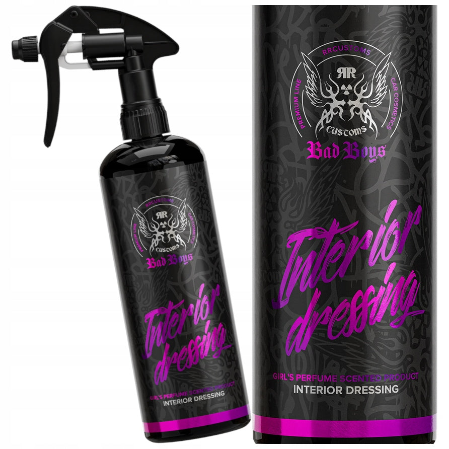 RR CUSTOMS RRC BAD BOYS INTERIOR DRESSING GIRL PERFUME DARKENS PLASTICS