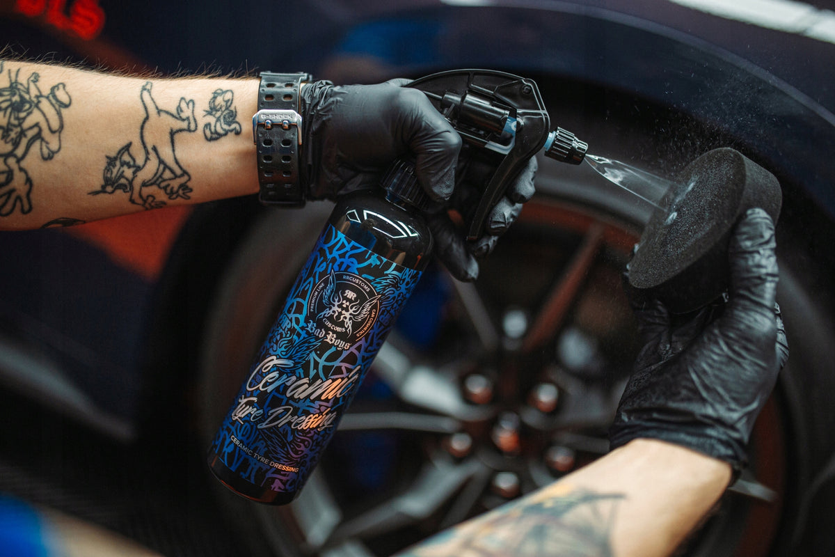 RR Customs BadBoys Ceramic Tyre Dressing 150ml Tire Black for tires Manufacturer's catalog number BB6434