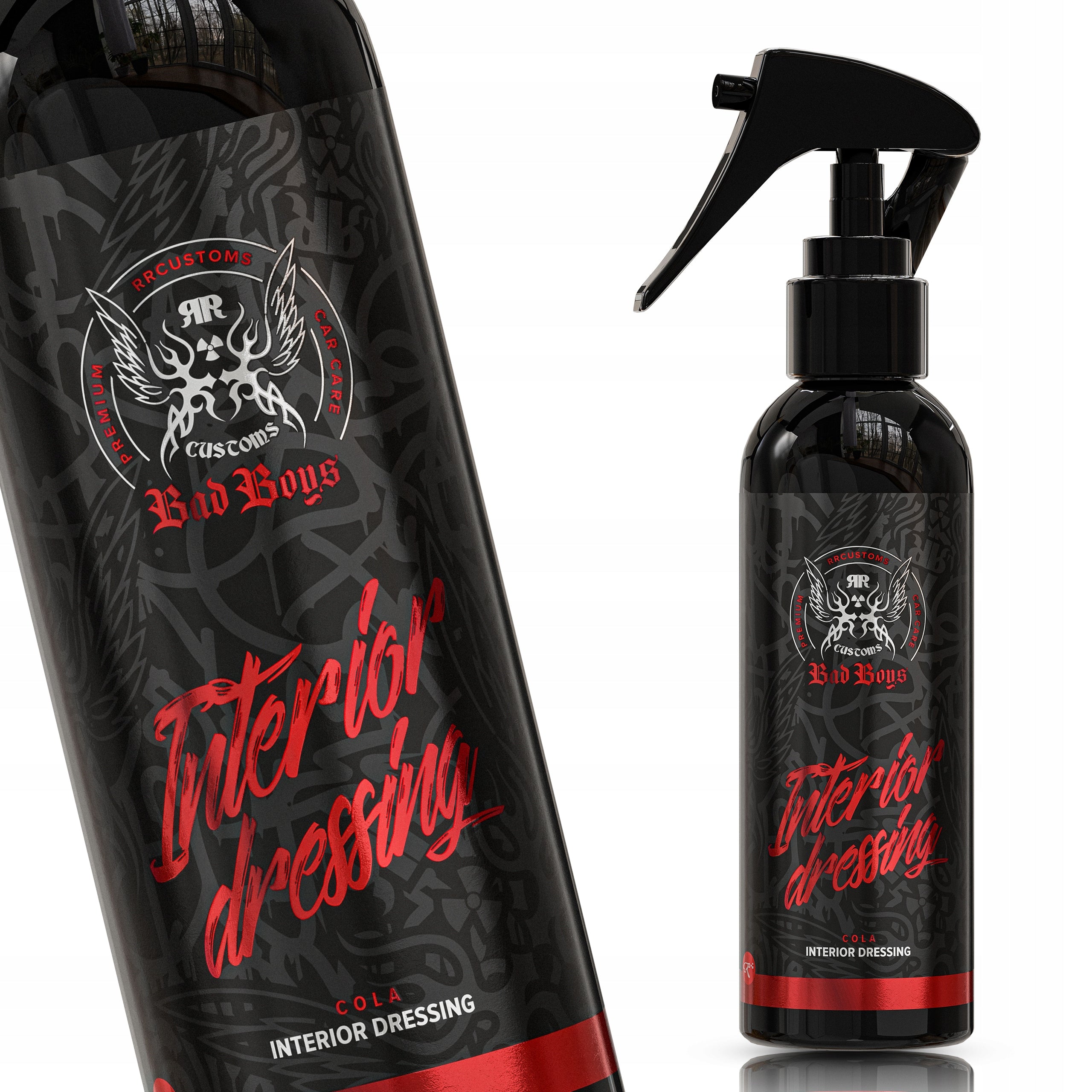 RR Customs BadBoys Interior Dressing Cola 150ml Plastic Dressing