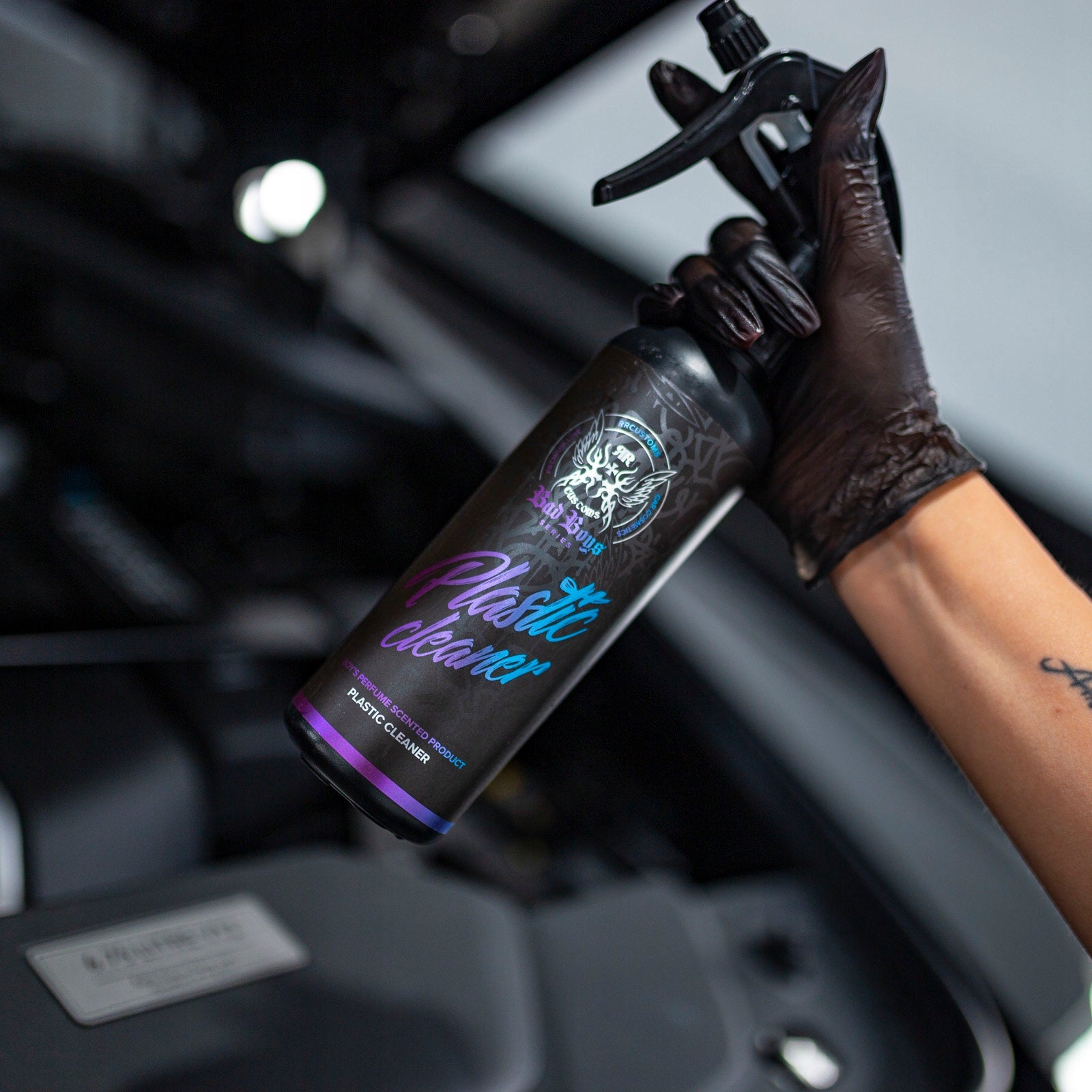 RR Customs BadBoys Plastic Cleaner Boys 500ml Cleaning Plastics Manufacturer RRCustoms
