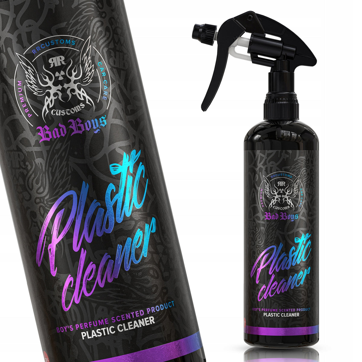 RR Customs BadBoys Plastic Cleaner Boys 500ml Cleaning Plastics