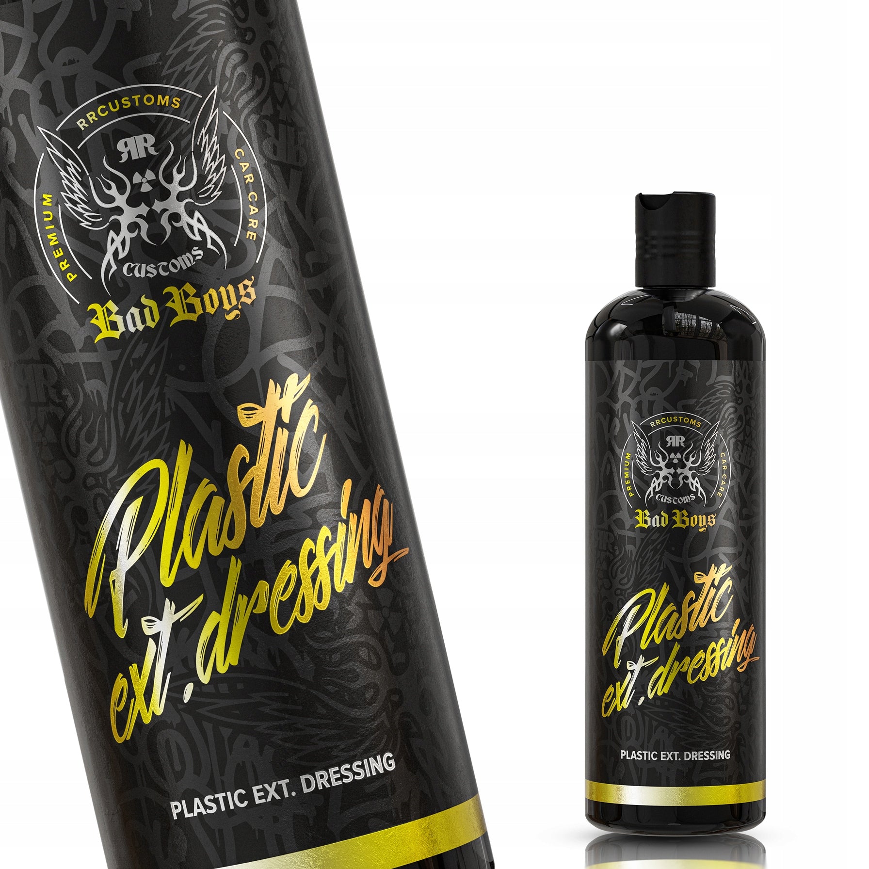 RR Customs BadBoys Plastic Ext. Dressing 500ml Dressing for Plastics