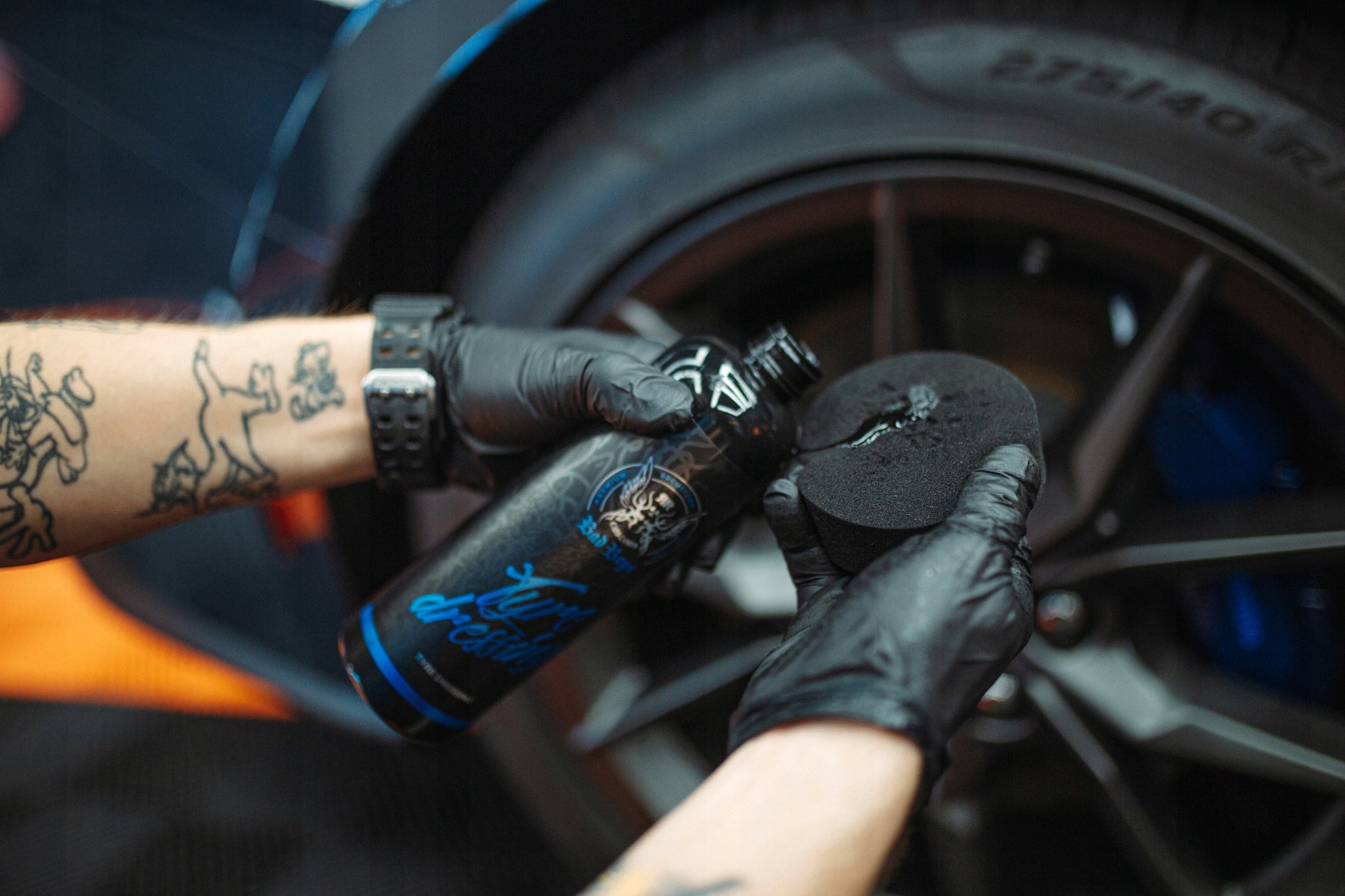 RR Customs BadBoys Tyre Dressing 150ml Tire Shine Volume on sale 150 ml